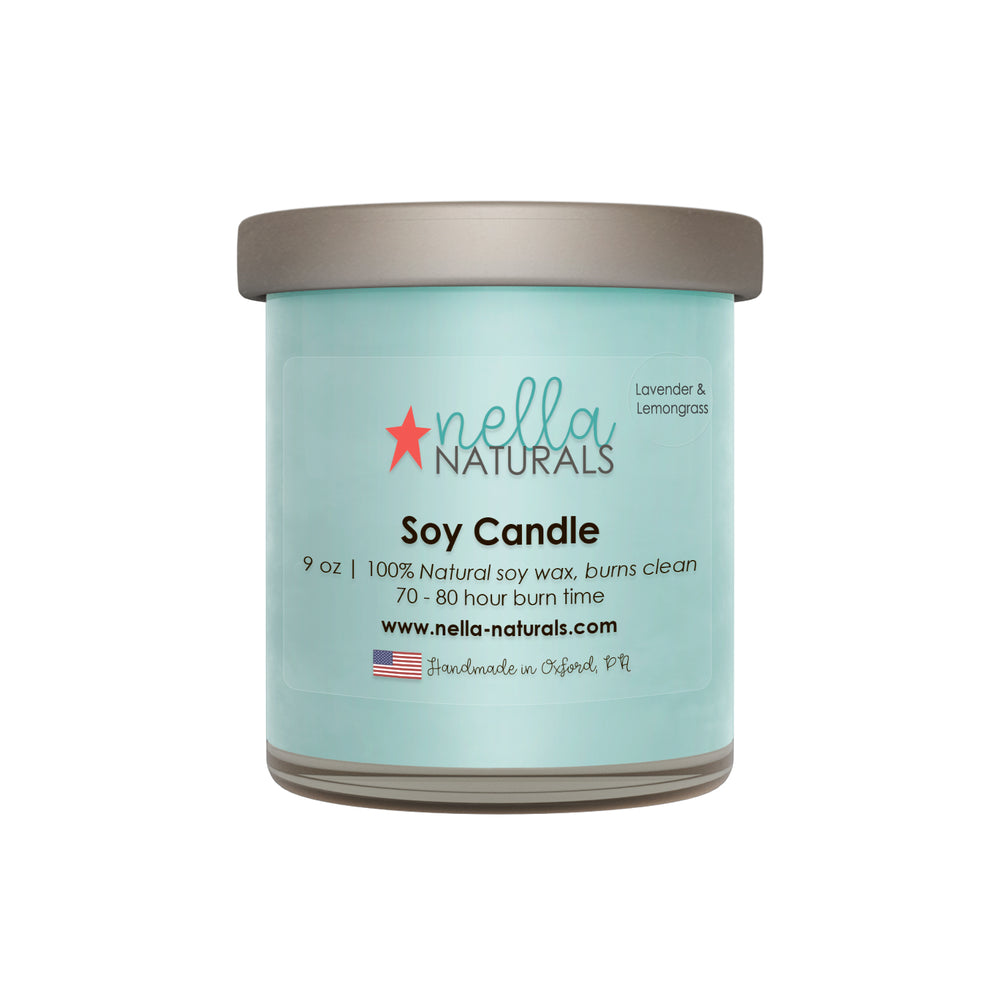 Lavender & Lemongrass Soy Wax Candle