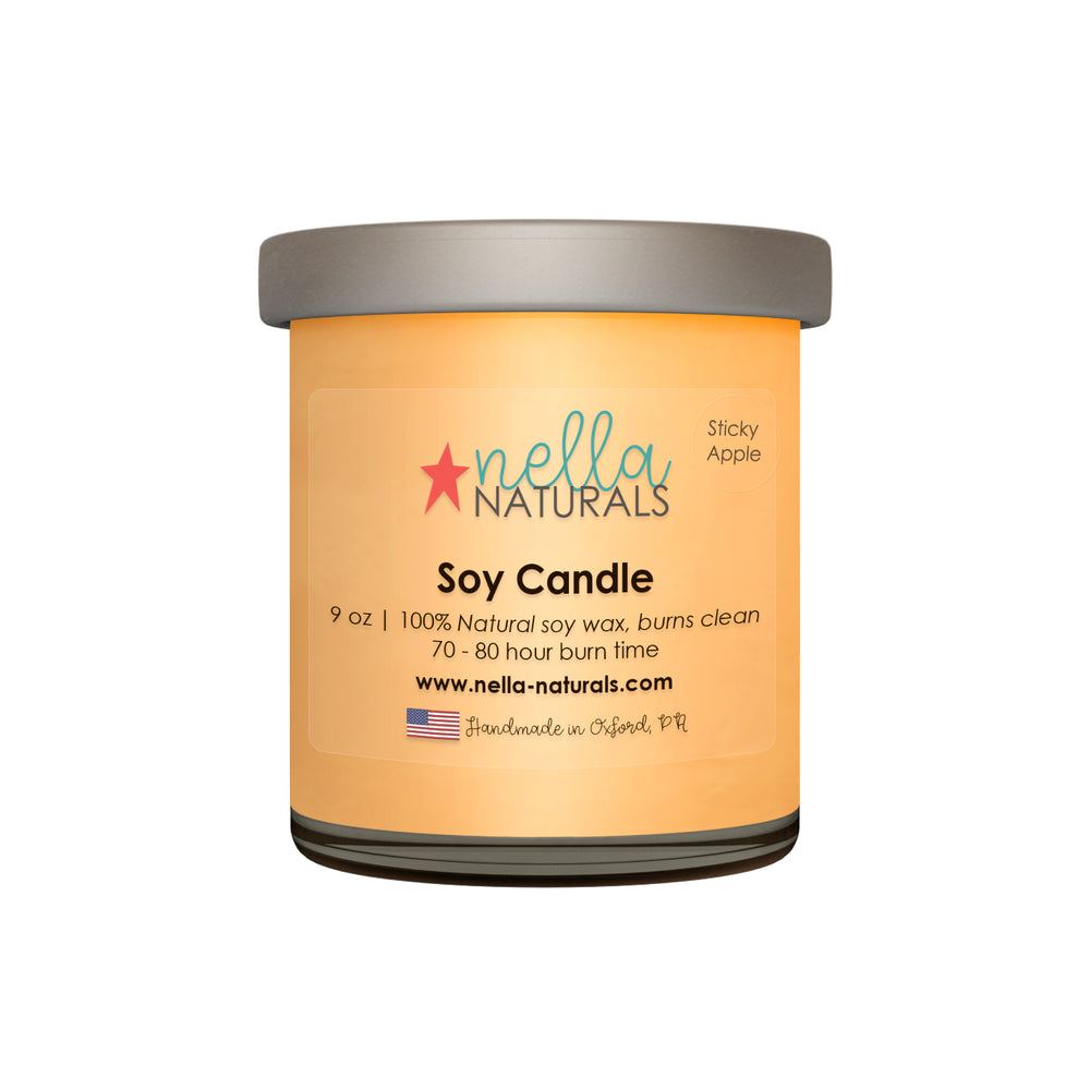 Sticky Apple Soy Wax Candle
