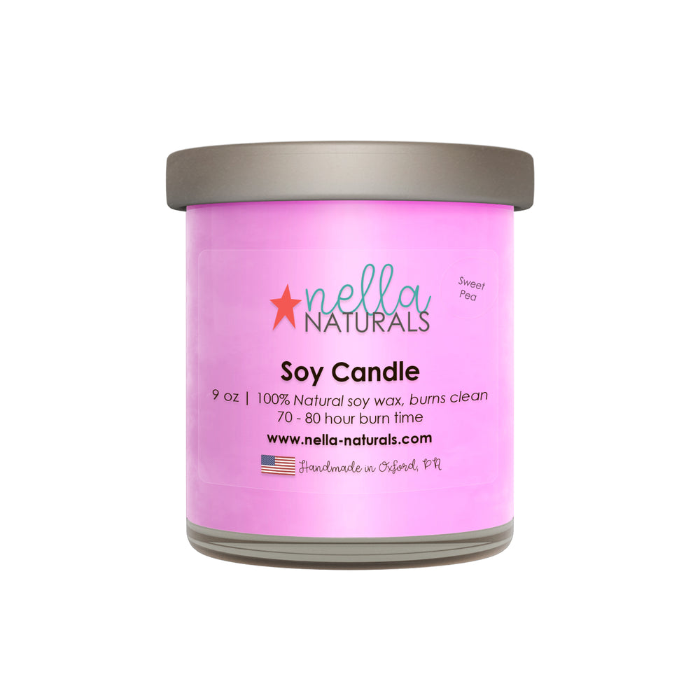 Sweet Pea Soy Wax Candle