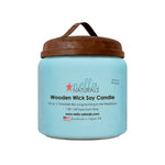 18oz Beach Breeze Wooden Wick Candle