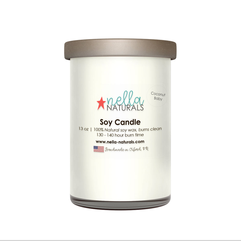 13oz Coconut Baby Soy Wax Candle