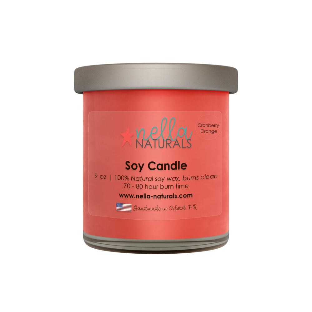 Cranberry Orange Soy Wax Candle
