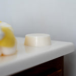 Unscented Lotion Bar on the bathroom vanity