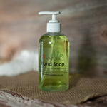 Rosemary Mint Liquid Hand Soap on a shelf