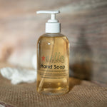 Honey Vanilla Liquid Hand Soap on a shelf