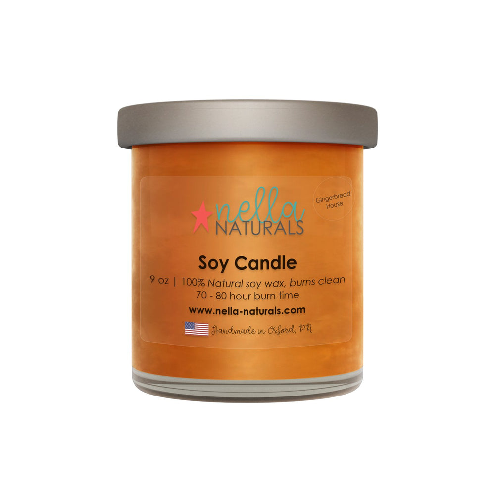 9oz Gingerbread House Soy Wax Candle