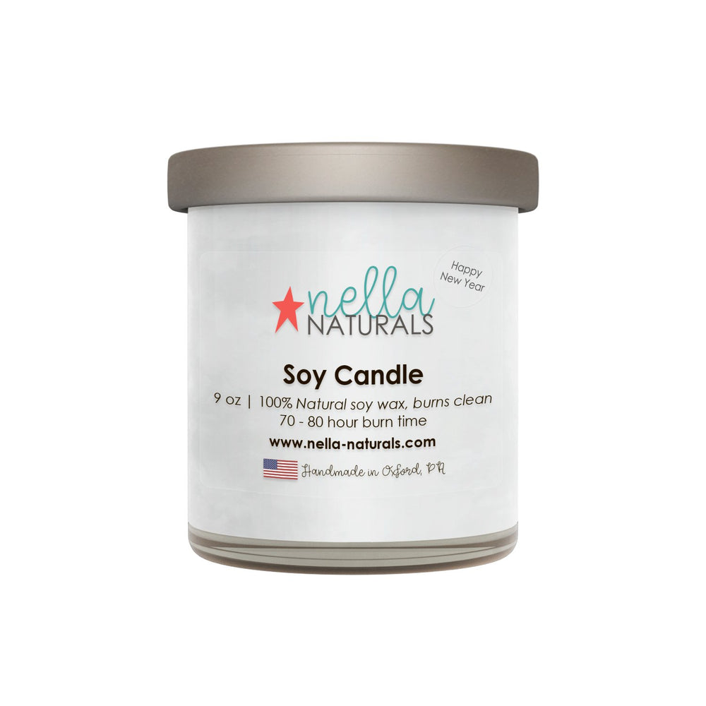 Happy New Year Soy Wax Candle