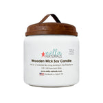 18oz Holly & White Cedar Wooden Wick Candle