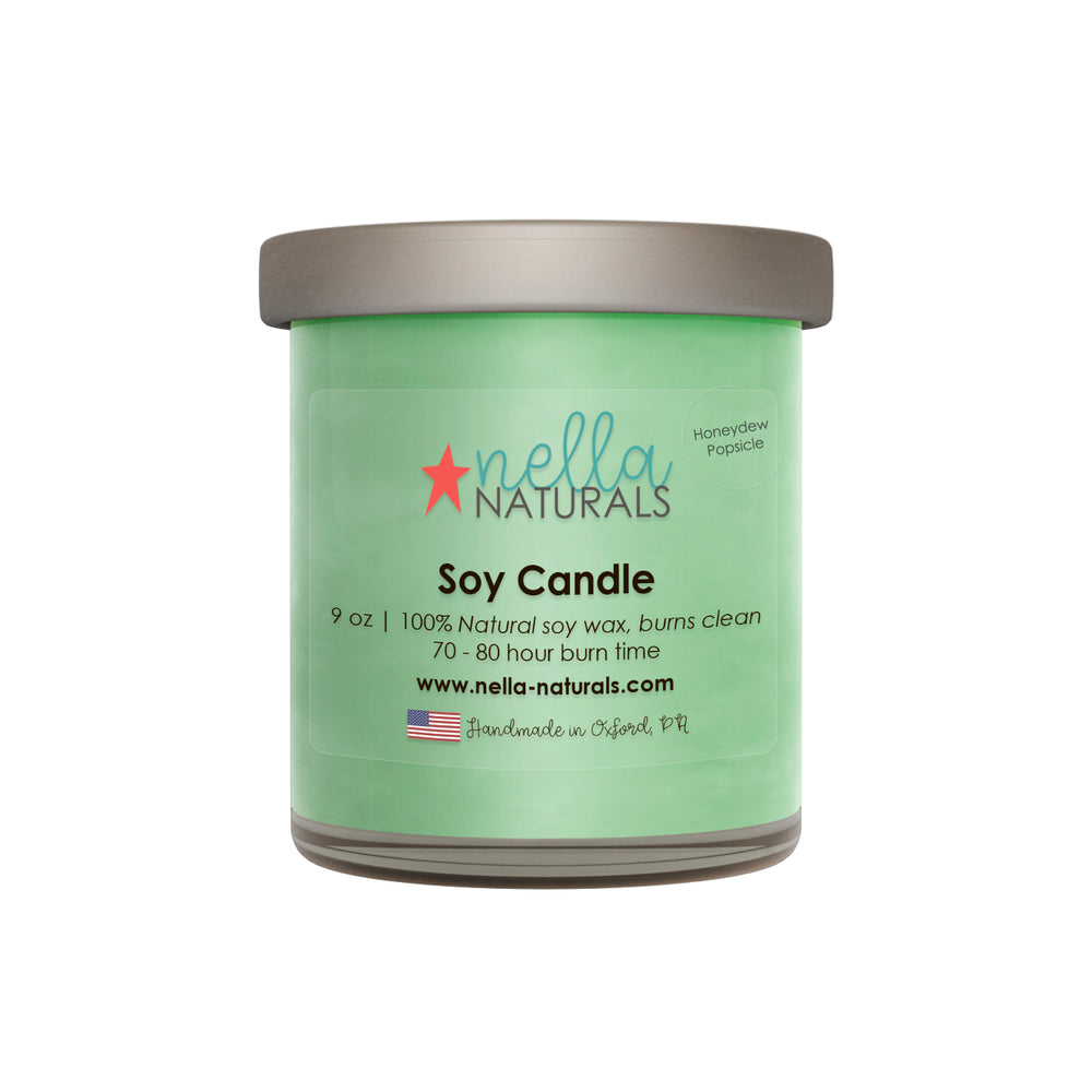Honeydew Popsicle Soy Wax Candle