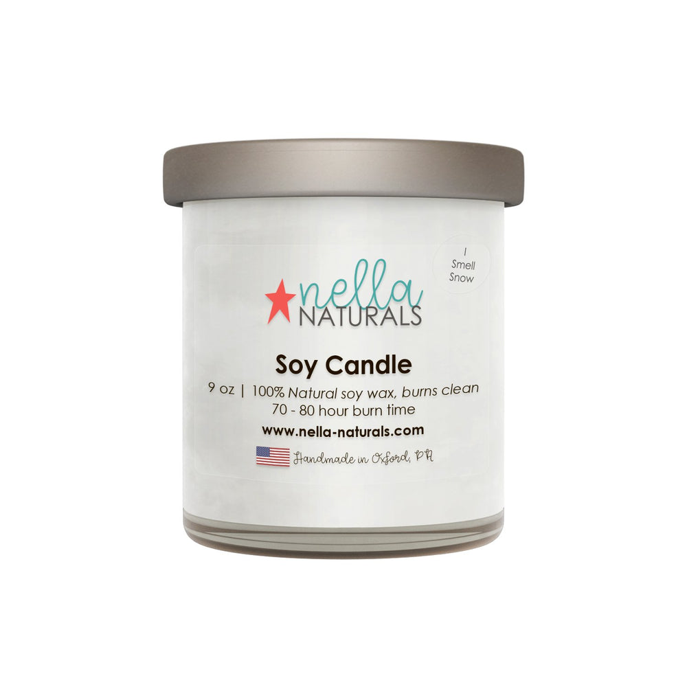 9oz I Smell Snow Soy Wax Candle