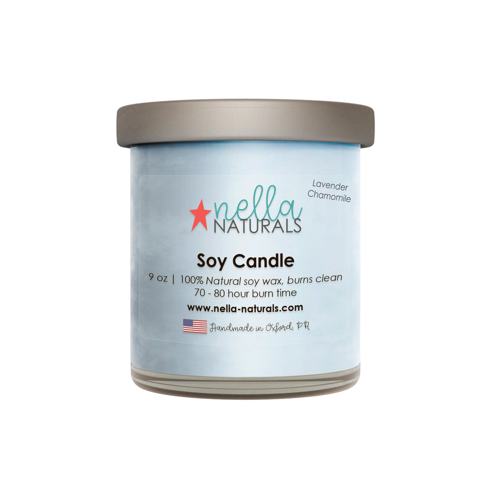 Lavender Chamomile Soy Wax Candle