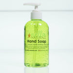 Spring Green Liquid Hand Soap white background