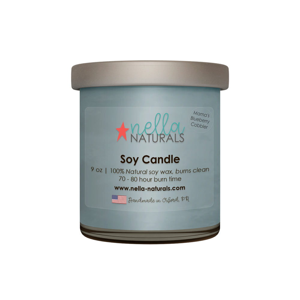 9oz Mama's Blueberry Cobbler Soy Wax Candle