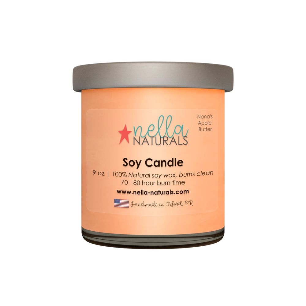 9oz Nana's Apple Butter Soy Wax Candle
