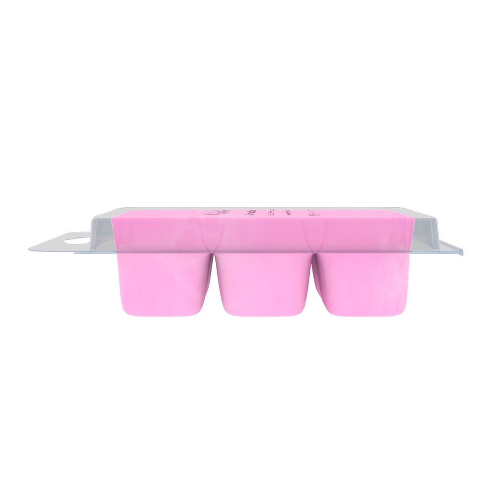 Pink Tinsel Wax Melt Side View