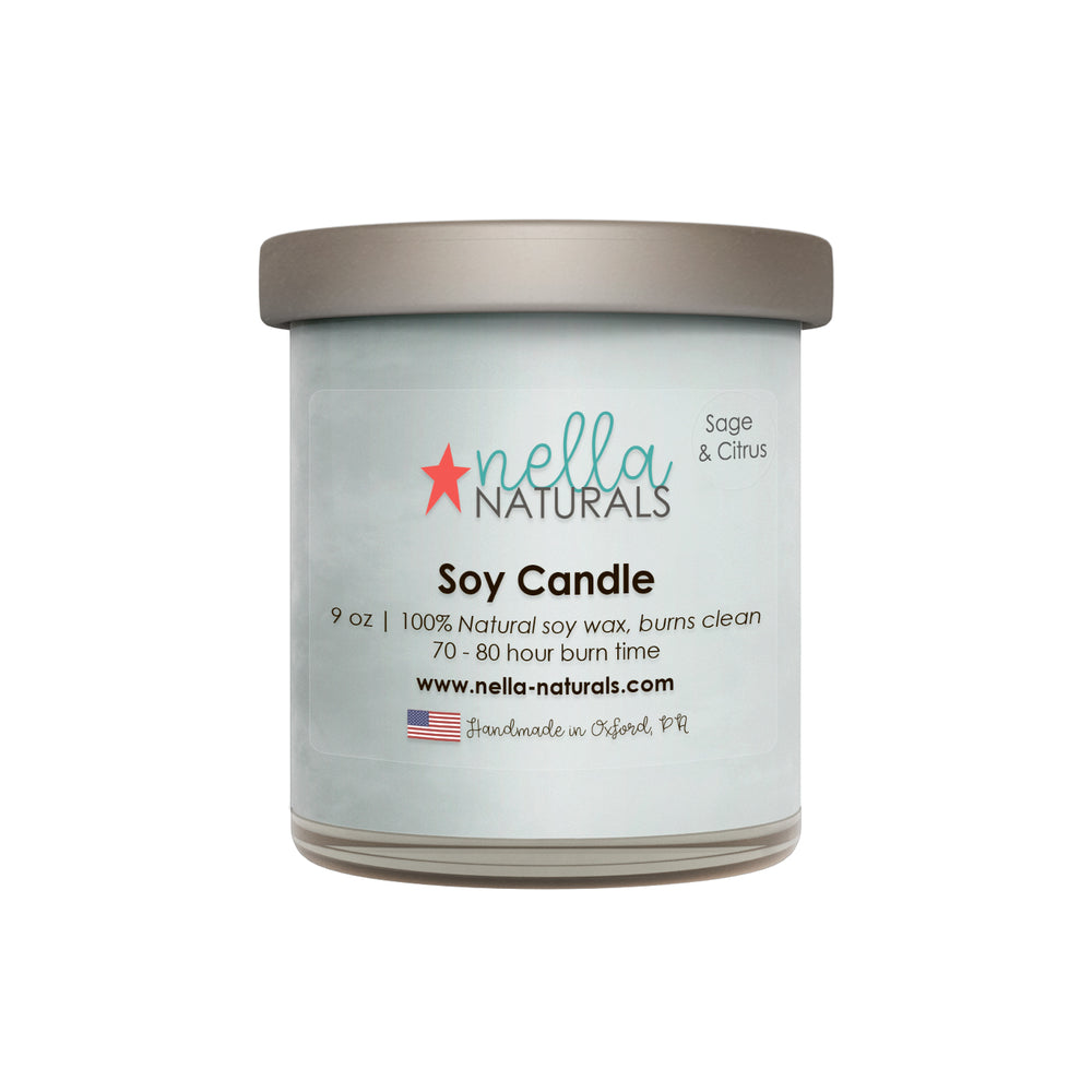 Sage & Citrus Soy Wax Candle