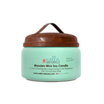 Tiffany's Cupcake Wooden Wick Candle