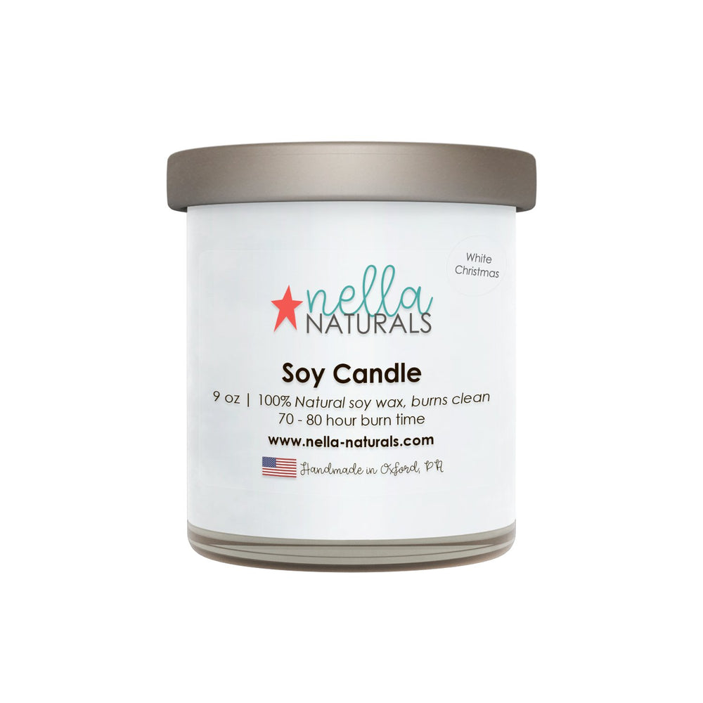 9oz White Christmas Soy Wax Candle